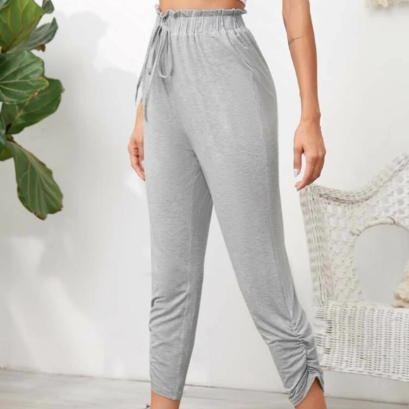 KNOTTED HIGHWAISTED PANTS - Picture 2 of 5